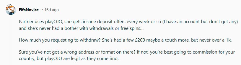 about PlayOJO Casino